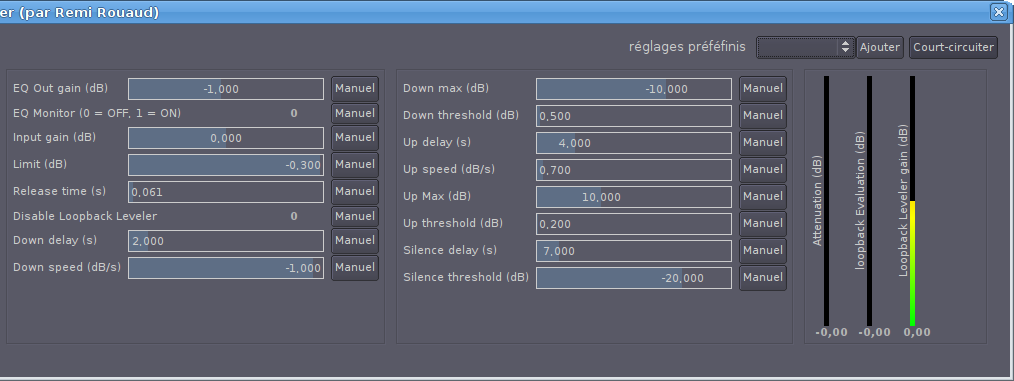 Extended FastLookahead Limiter - High resolution snapshot - Ardour host